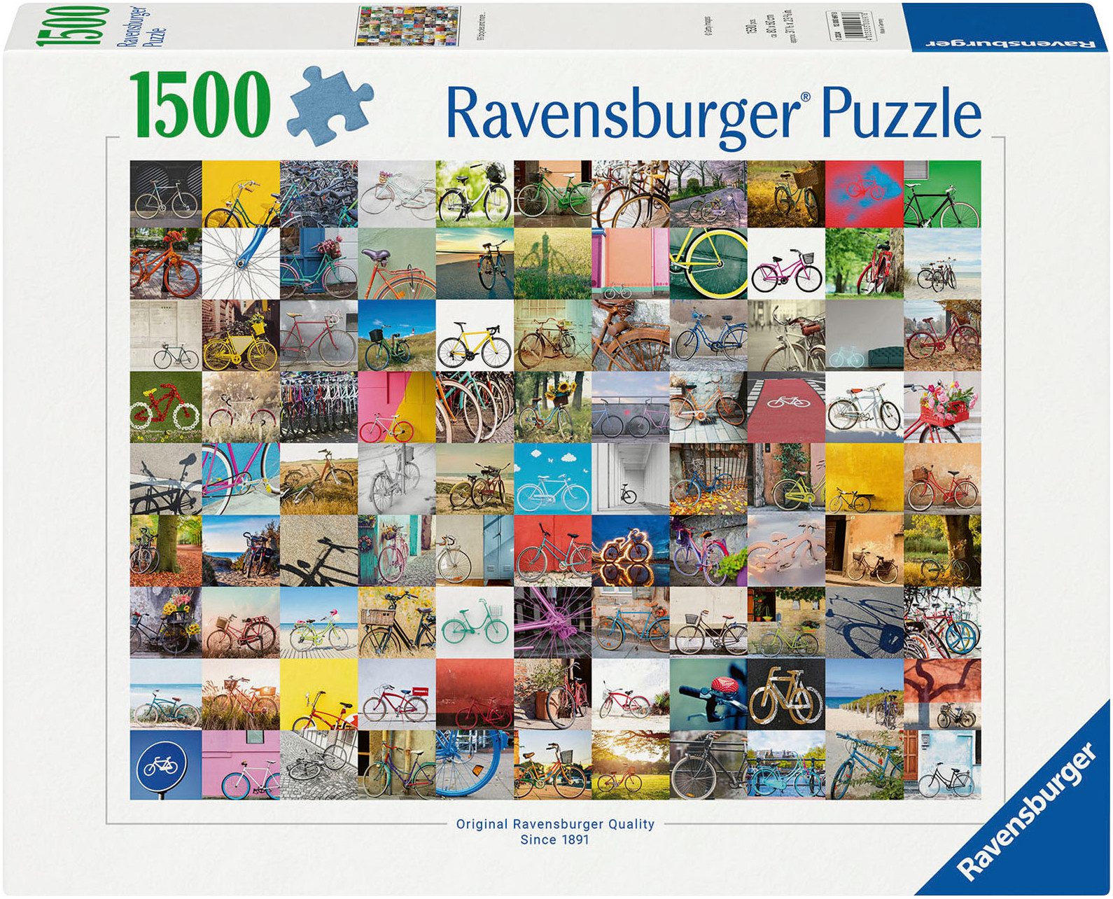 Ravensburger Puzzle 99 Fahrräder und mehr..., 1500 Puzzleteile, Made in Ger günstig online kaufen
