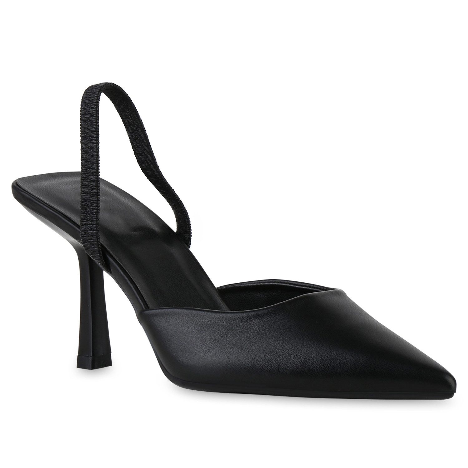 VAN HILL 841485 Slingpumps Damen Slingpumps Pumps Spitze Stiletto Klassisch günstig online kaufen
