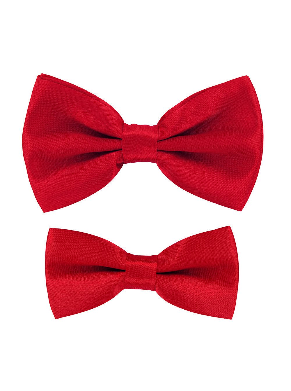 axy Fliege Fliegen Set für Vater und Sohn (2er Set, 2-St., 1x Herrenfliege und 1x Kinderfliege) Partnerlook für Herren und Kinder 1-12 Jahre alt, Familien Outfit