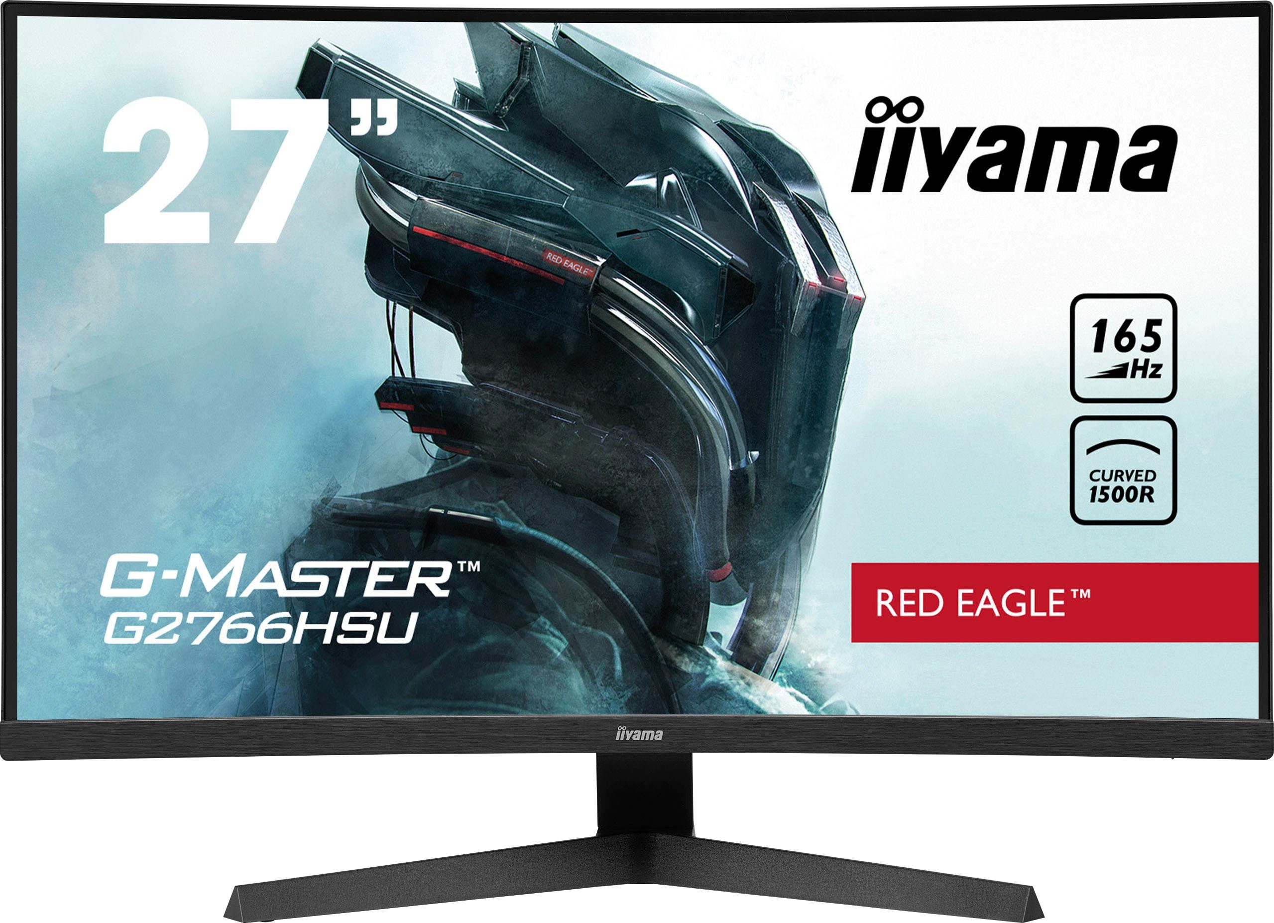 Iiyama G-Master G2766HSU-B1 Curved-Gaming-Monitor (68,5 cm/27 ", 1920 x 1080 px, Full HD, 1 ms Reaktionszeit, 165 Hz, VA LED)