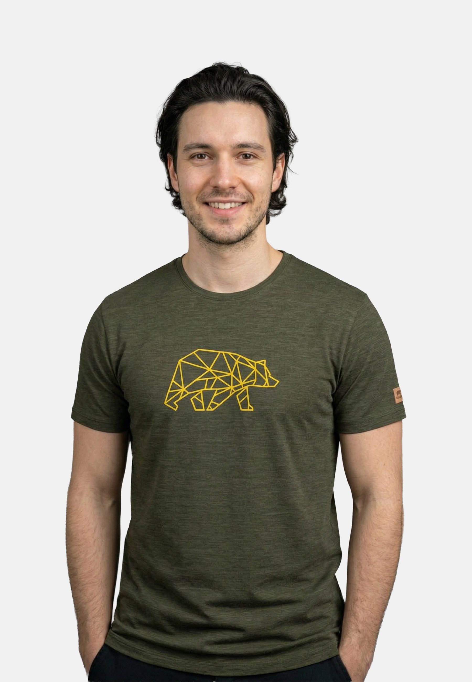 T-Shirt Finnson T-Shirt mit Brustlogo