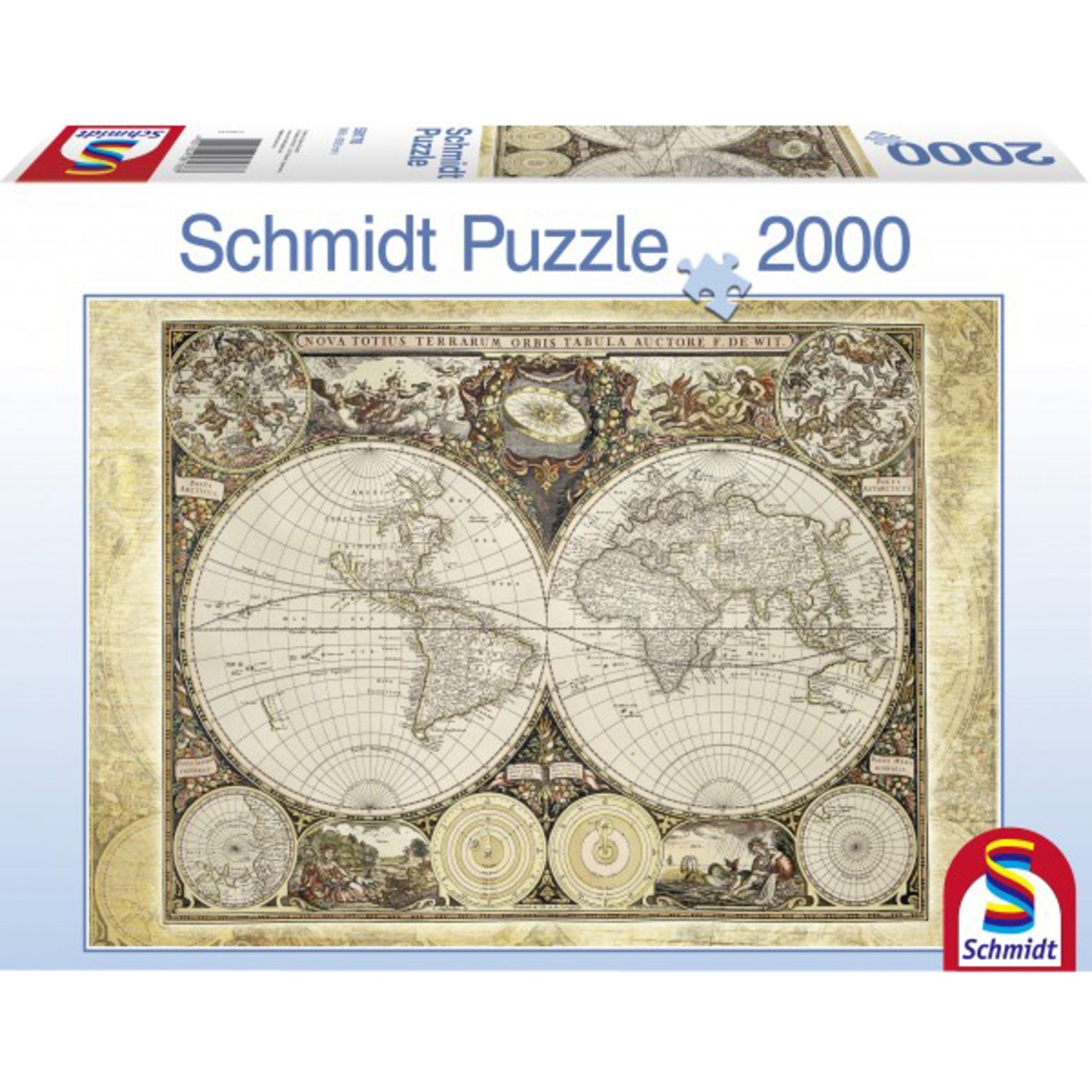 Puzzle Schmidt Spiele Puzzle Historische Weltkarte
