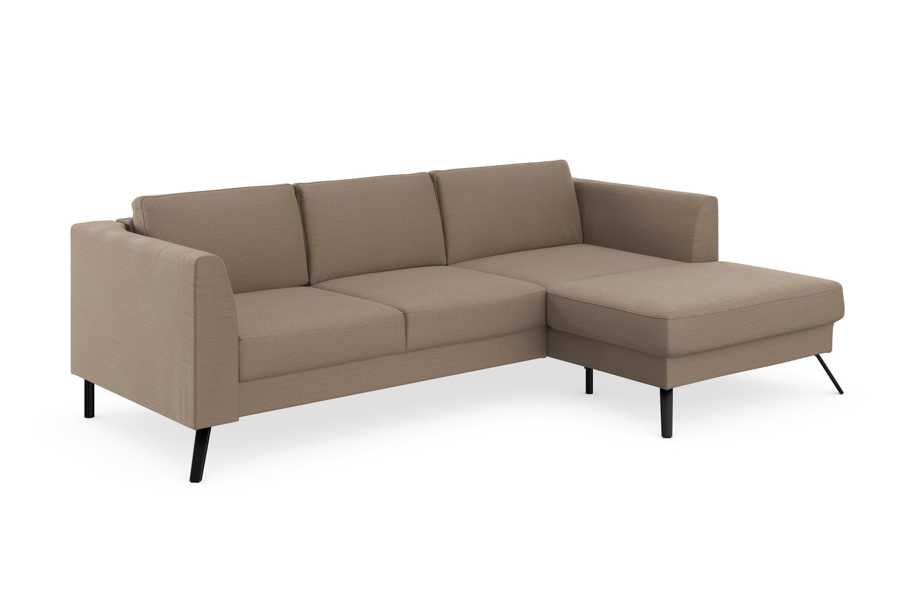 sit&more Ecksofa mit und Sitztiefenverstellung Lindholm, Federkern