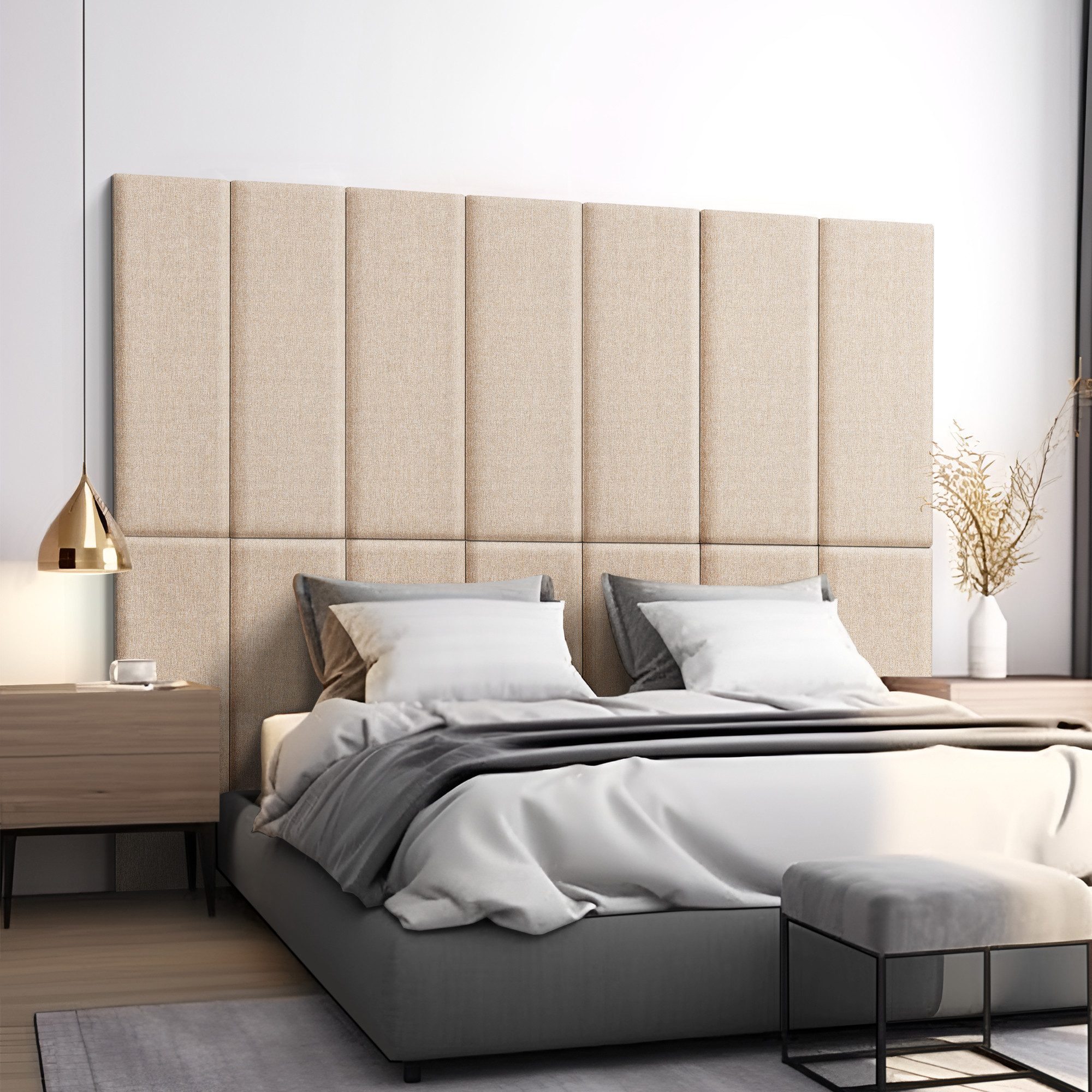 neu.haus Wandpolster, (Set, 2 Stück), »Carpino« günstig online kaufen