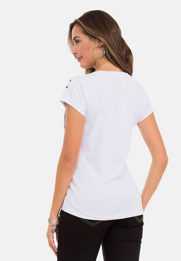 Cipo & Baxx T-Shirt mit modischem Print