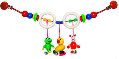 HESS SPIELZEUG Kinderwagenkette Babyspielzeug Kinderwagenkette Ente & Frosch BxLxH 520x50x140mm NEU