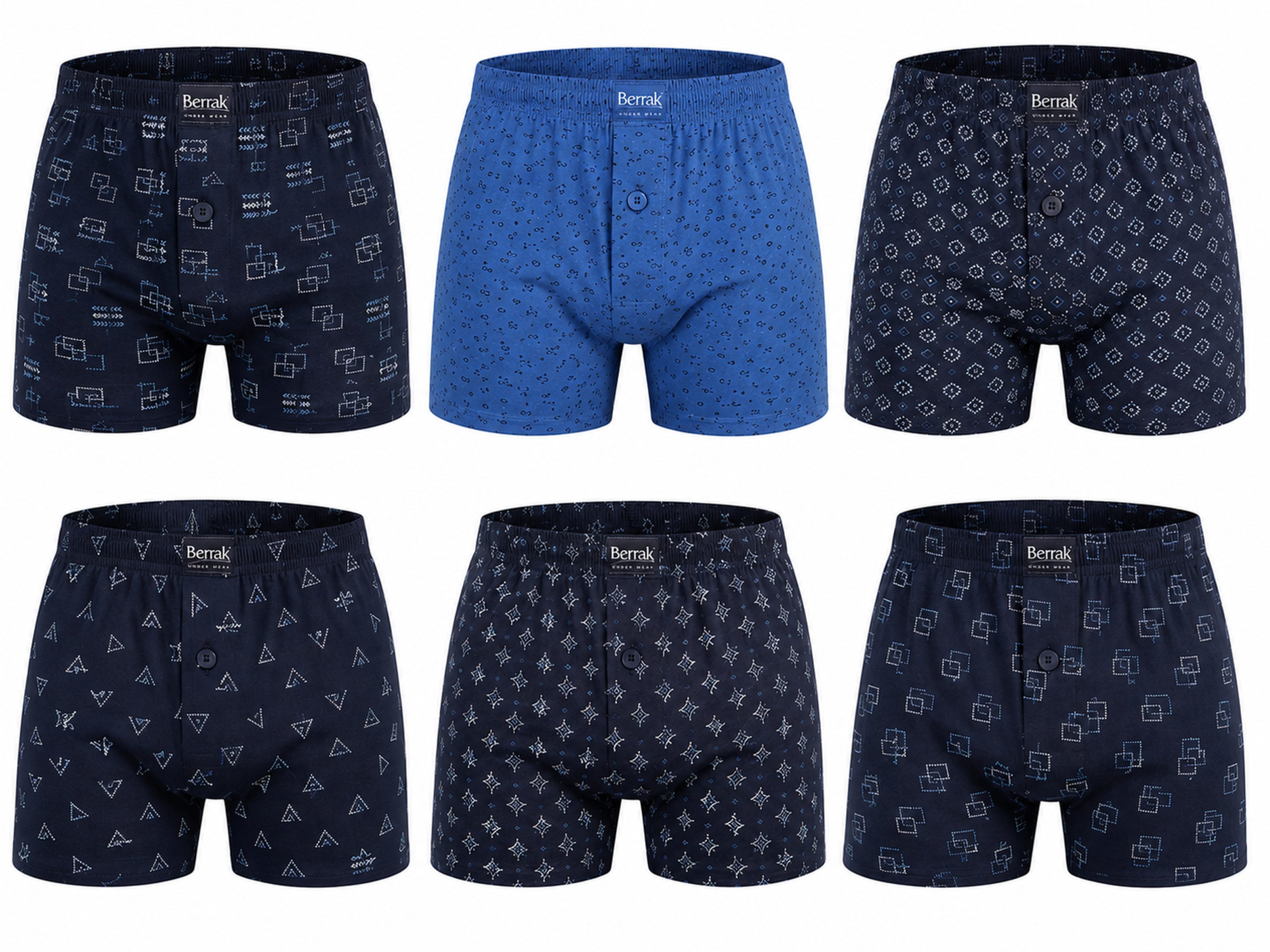 DDOnlineShop Boxershorts Herren Unterhosen Slips (Packung,Spar-Set, 5-St., 5er-Pack) Gr.M L XL XXL XXXL Premium Qualität A1054