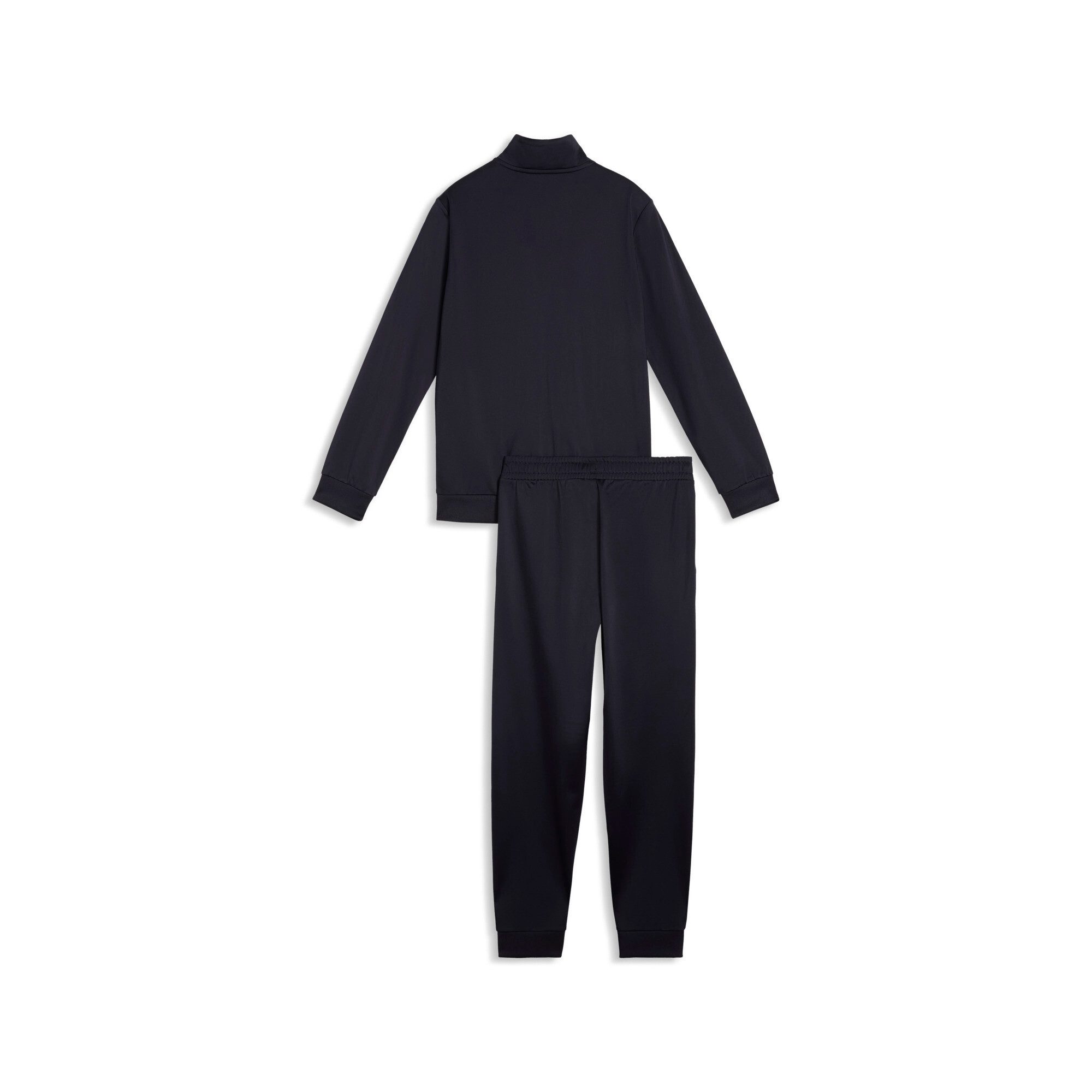 PUMA Trainingsanzug POLY COLORBLOCK SUIT B (2-tlg), zweiteiliges Set, mit Reißverschluss am Oberteil, aus Polyester