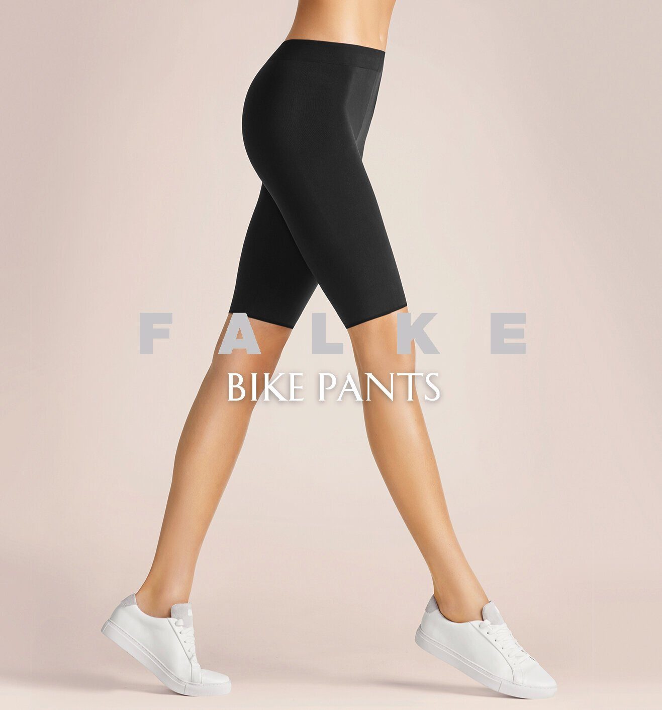 FALKE Leggings Bike Panty elegante Radlerhose in matter Optik (1-tlg) elegante Radlerhose in matter Optik