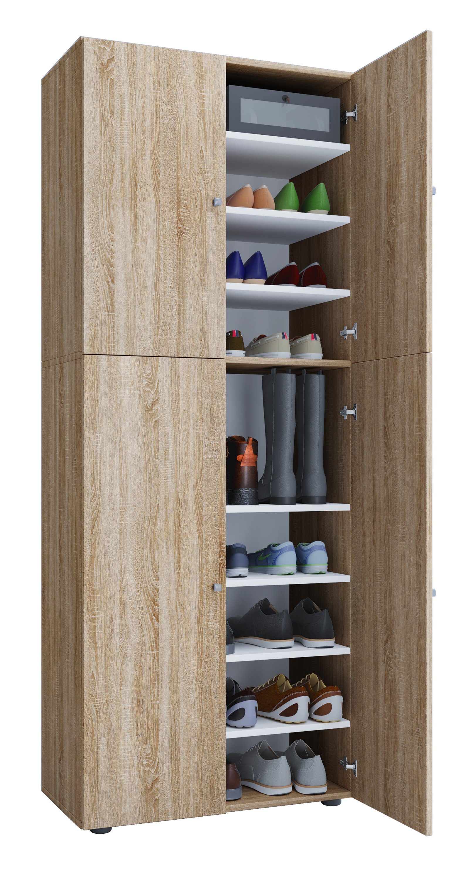 VCM Schuhschrank XXL Holz Großer Schuhschrank günstig online kaufen