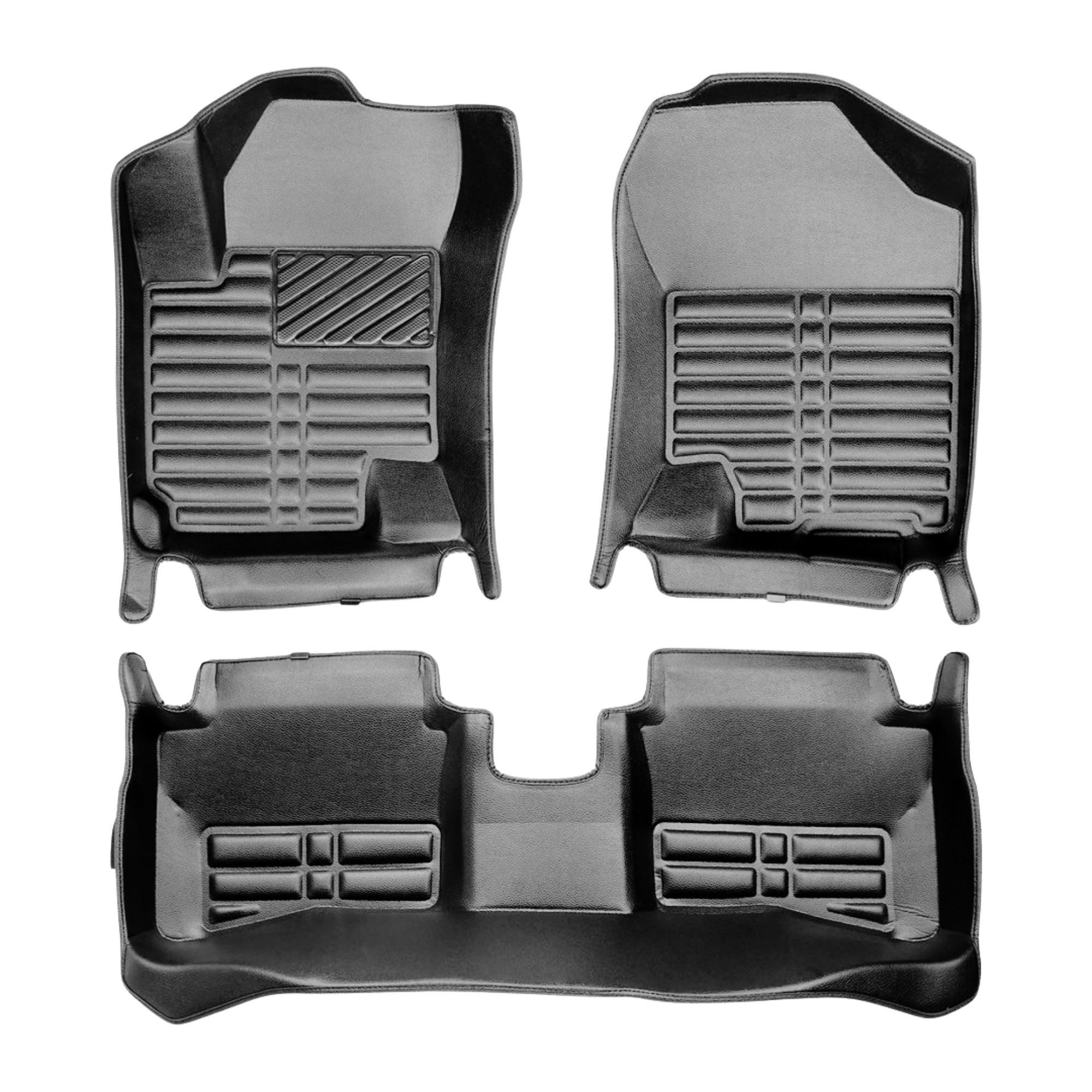 fussmattenprofi.com Auto-Fußmatte 5D Premium Auto Fussmatten für Hyundai i20 (II.Gen) 2014-2020 (1 St), für Hyundai Hyundai i20