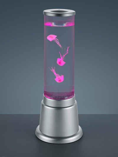 TRIO Leuchten LED Tischleuchte Jelly, Farbwechsel, LED fest integriert, Wassersäule mit Deko Quallen, Dekoleuchte, RGB-Farbwechsler