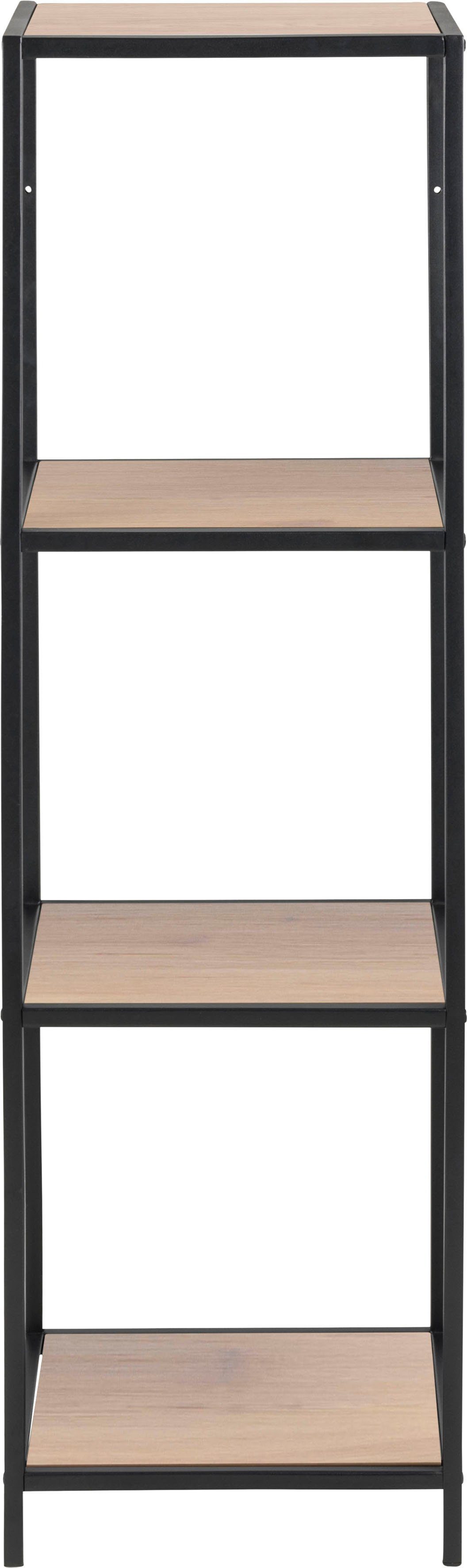 ACTONA GROUP Bücherregal, Metallgestell im Industrie-Look, 3 Einlegeböden, weitere Variationen