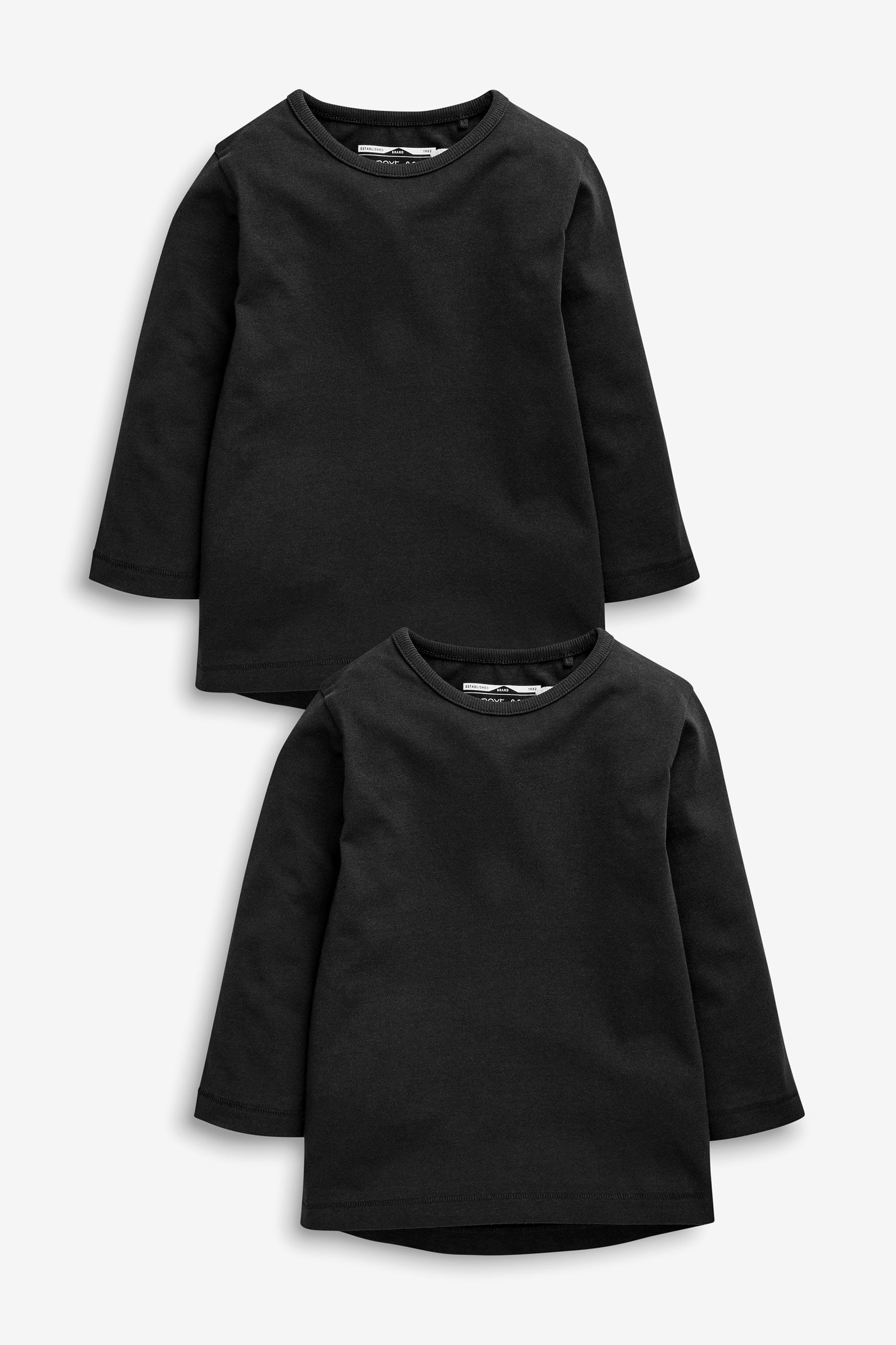 Langarmshirt Black Next 2er-Pack Langarmshirt, (2-tlg)