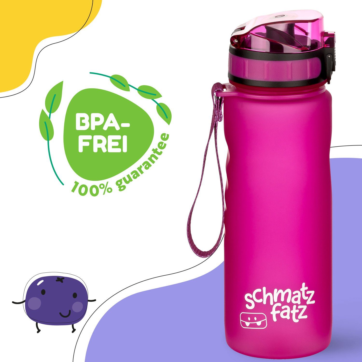 Klarstein Trinkflasche schmatzfatz Trinkflasche