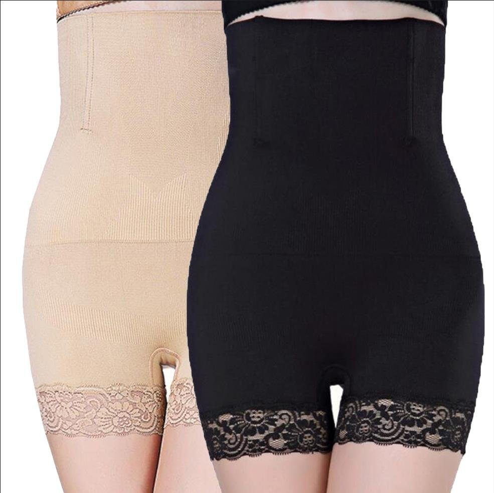 Libella Miederslip 3609 (1/2er-pack) figurenformend Miederpants Bauch-Weg-Effekt mit Spitze Schwarz/Beige