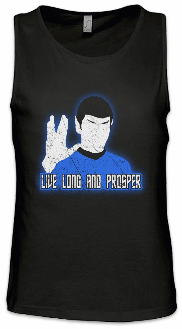 Urban Backwoods Tanktop Long And Prosper Hand Ärmelloses T-Shirt Live Spock Star Raumschiff Science Fiction U.S.S. Trek