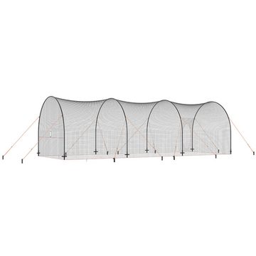 VEVOR Schutznetz 10 x 3,6 x 3 m, Baseballkäfig-Netz Schlagen und Aufstellen Schlagkäfig