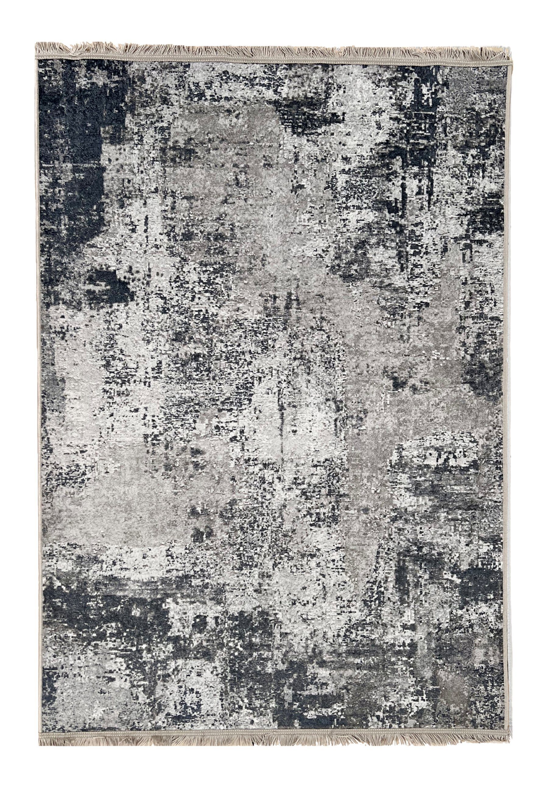 Teppich Limyra, Mozato, rechteckig, Höhe: 3 mm, Waschbare Teppich, Antirutschmaterial auf der Rückseite, Waschmaschine geeignet Blue