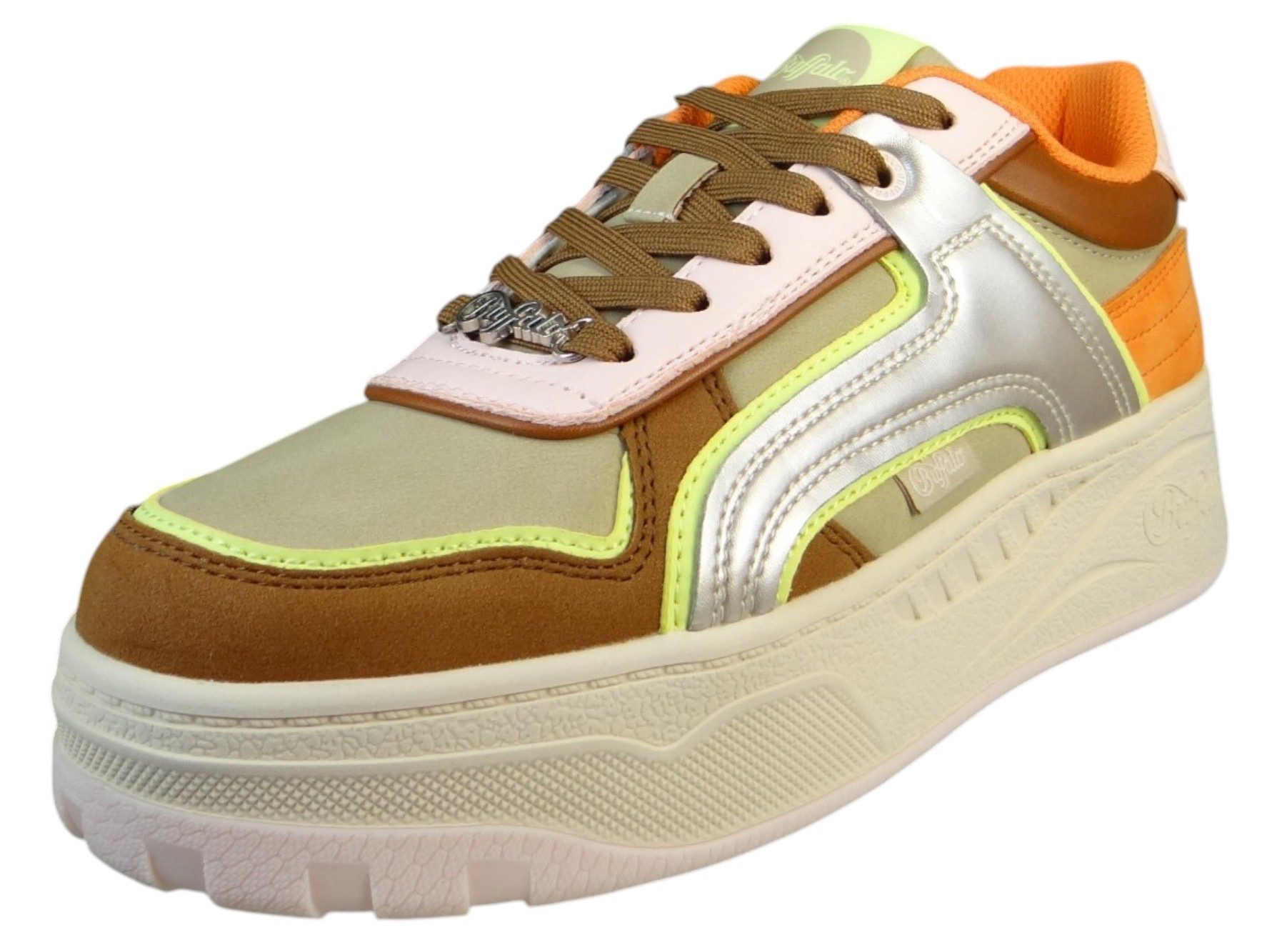 Buffalo PD00016343 Milano Brown/Green/Silver Sneaker