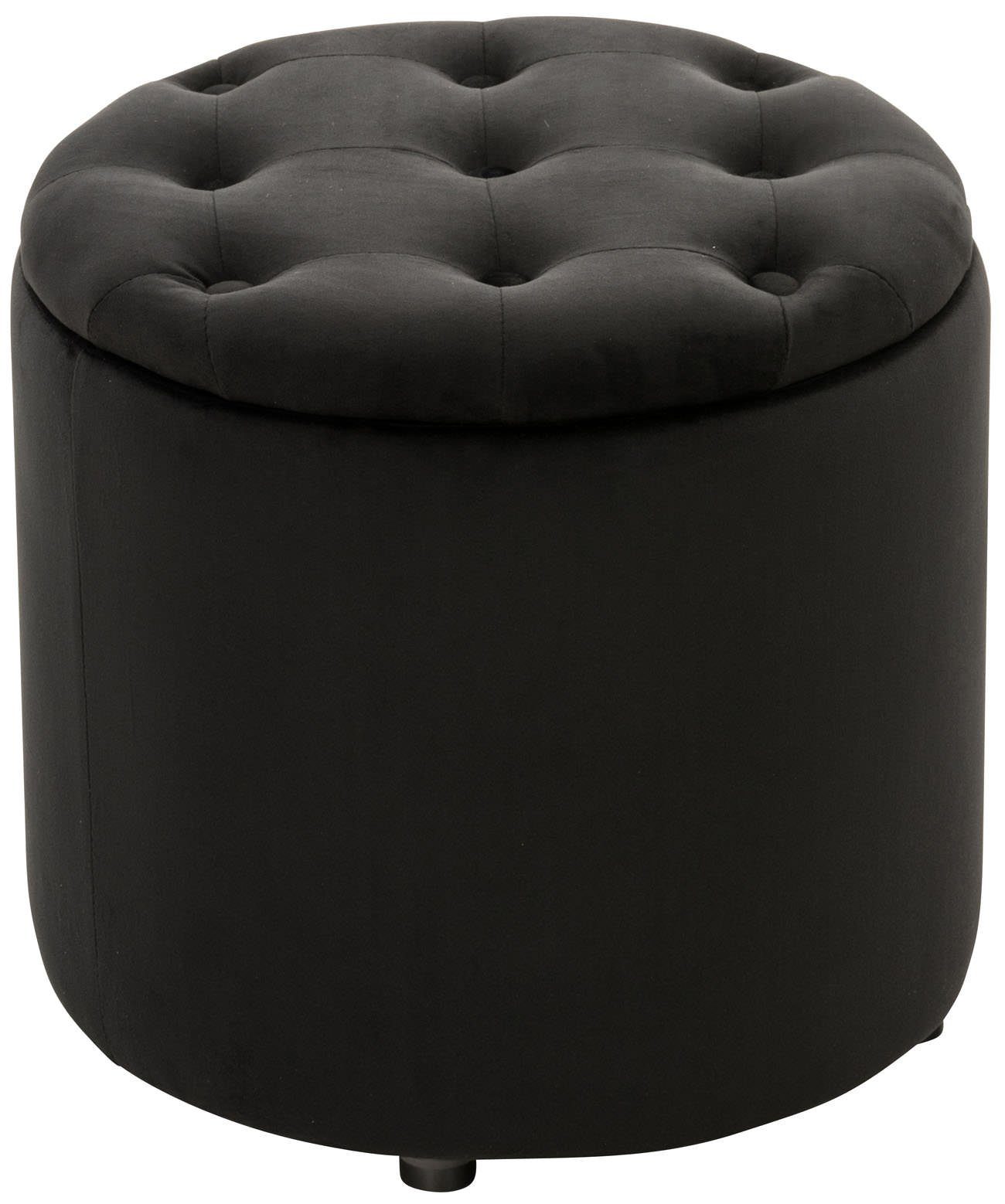 CLP Sitzhocker Pantin Samt, mit Stauraum günstig online kaufen