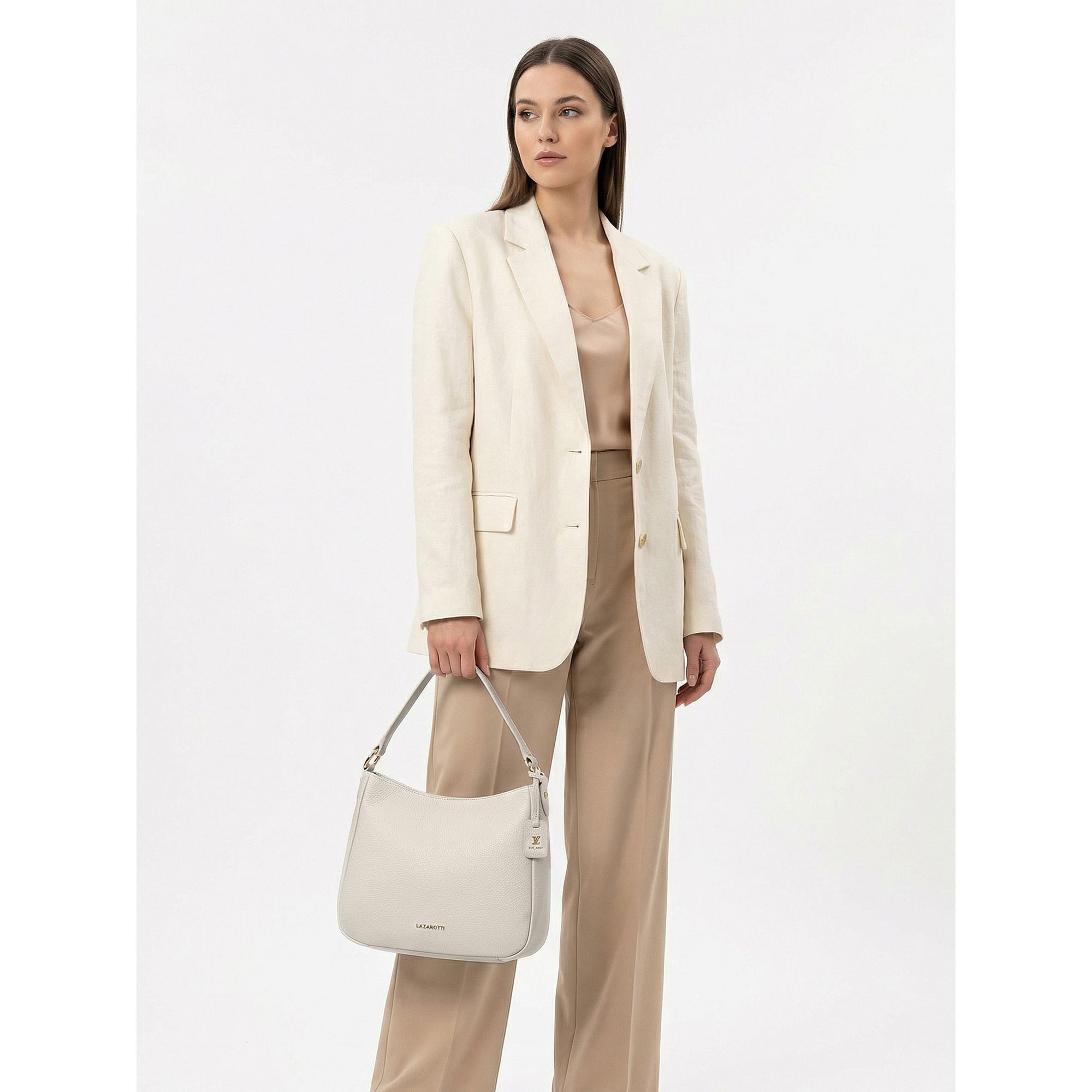 Lazarotti Schultertasche Bologna Leather, Leder