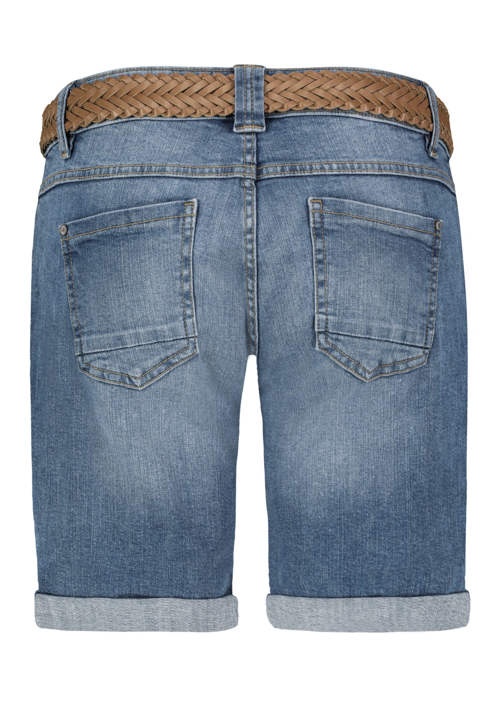 SUBLEVEL Bermudas Damen Jeans Shorts Bermuda Kurze Hose Shorts Short Denim Stretch Denim – Bild 5 von 5