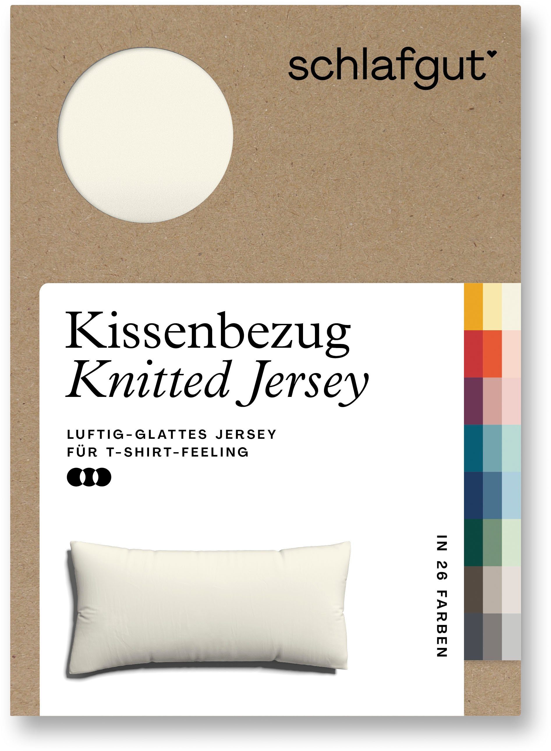 Schlafgut Kissenbezug Knitted Jersey aus Bio-Baumwolle günstig online kaufen