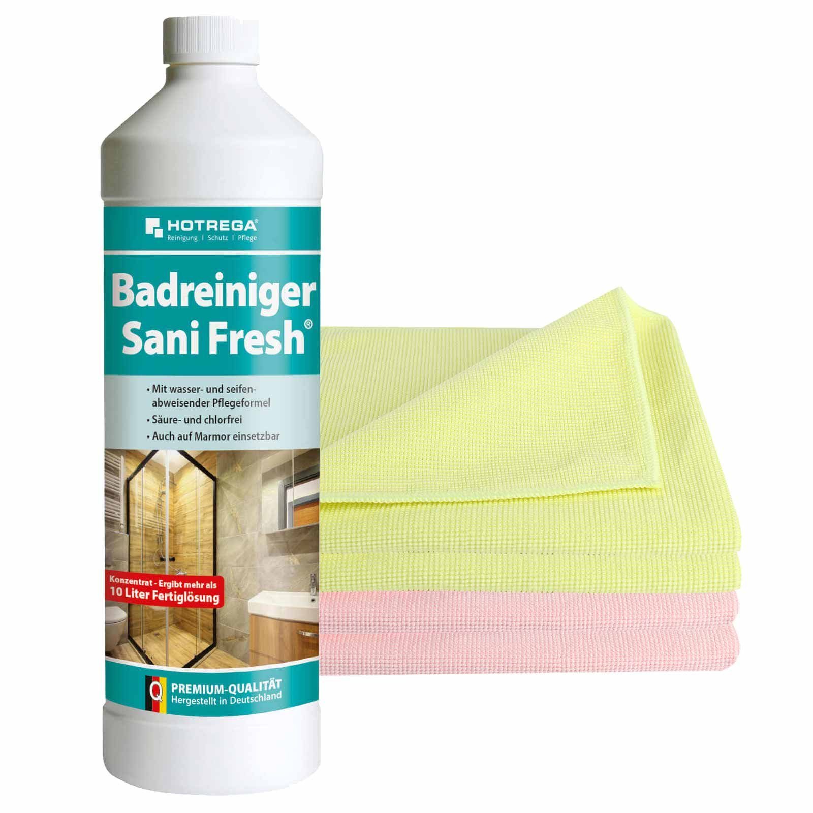 Fresh Badreiniger HOTREGA® Set 5-teilig Badreiniger Sani Konzentrat
