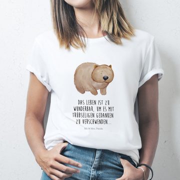 Mr. & Mrs. Panda T-Shirt Wombat - Weiß - Geschenk, Tiere, lustige Sprüche, süße Tiermotive, Sc (1-tlg)