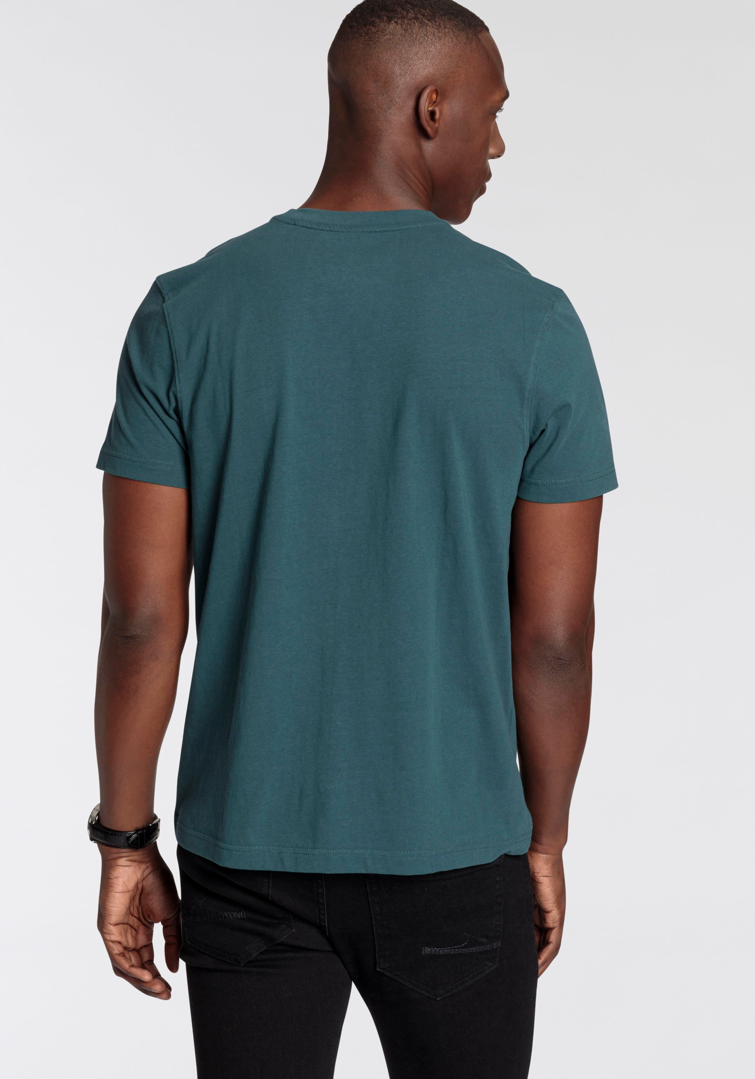 DELMAO Rundhalsshirt Kurzarm, Regular Fit, basic, günstig online kaufen