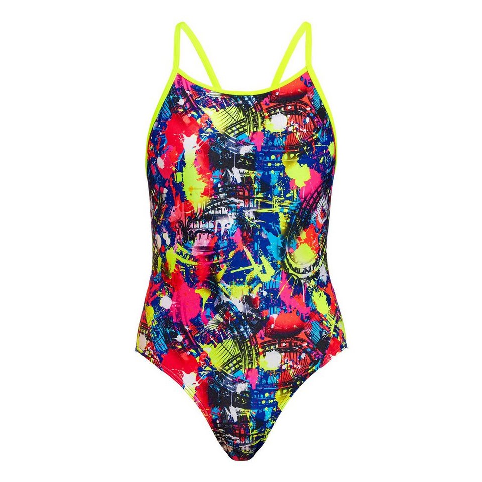 Funkita Badeanzug Diamond Back Smash City mit Digital-Print