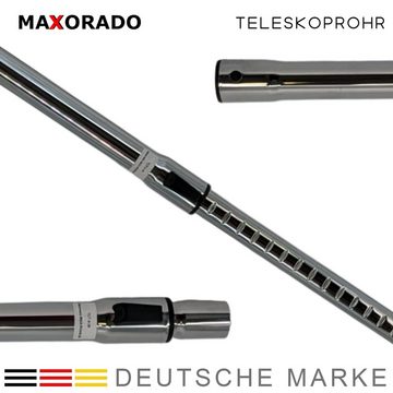 Maxorado Teleskoprohr Staubsauger Rohr für Bosch Siemens VSQ8SEN72C Q 8.0 VSQ 8M1 VSQ8SIL66A, Zubehör für Nass und Trockensauger, Industriestaubsauger, Bodenstaubsauger, für Kärcher Parkside 35mm Nw35 Ersatzteil Zubehör für Original