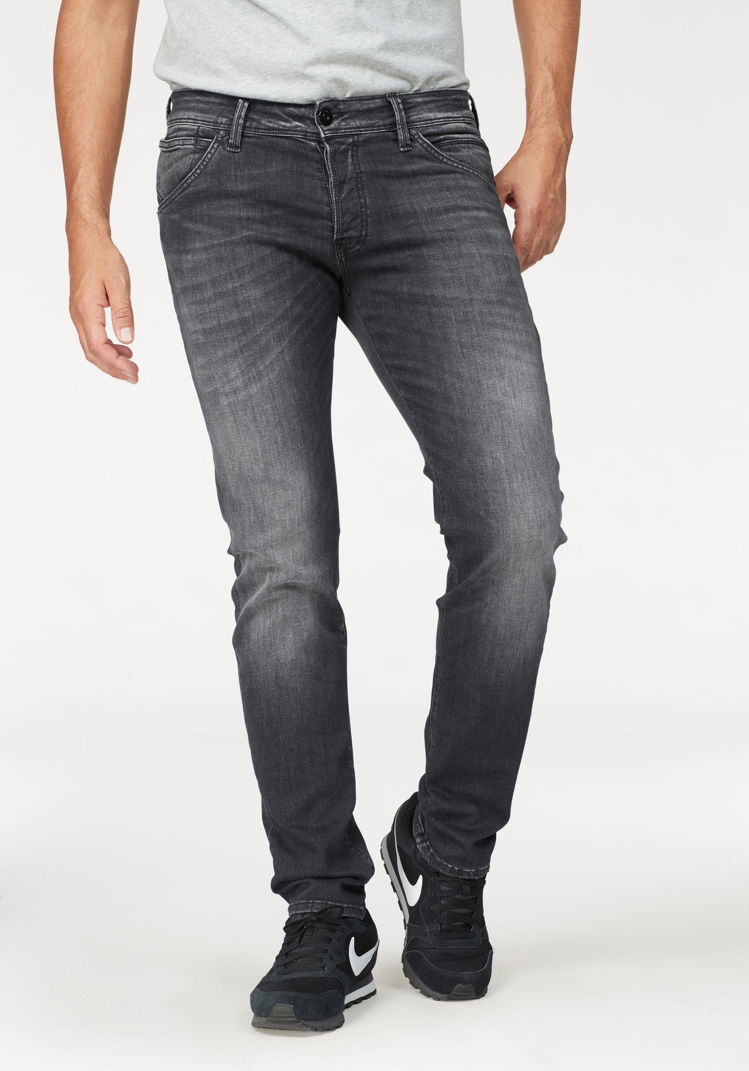 Jack Jones Glenn Black Slim-fit-Jeans & Denim