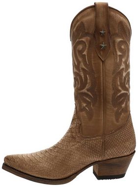 Mayura Boots ALABAMA Braun Cowboystiefel Rahmengeähte Damen Westernstiefel