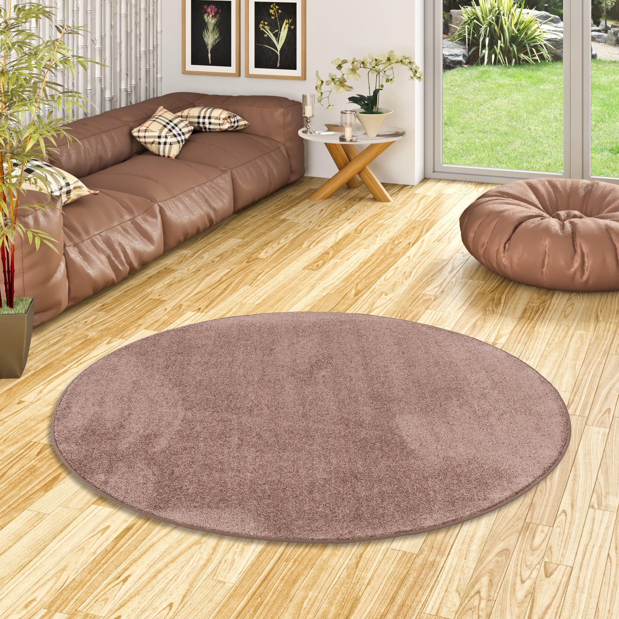 Snapstyle Veloursteppich Hochflor Velours Teppich Luna günstig online kaufen