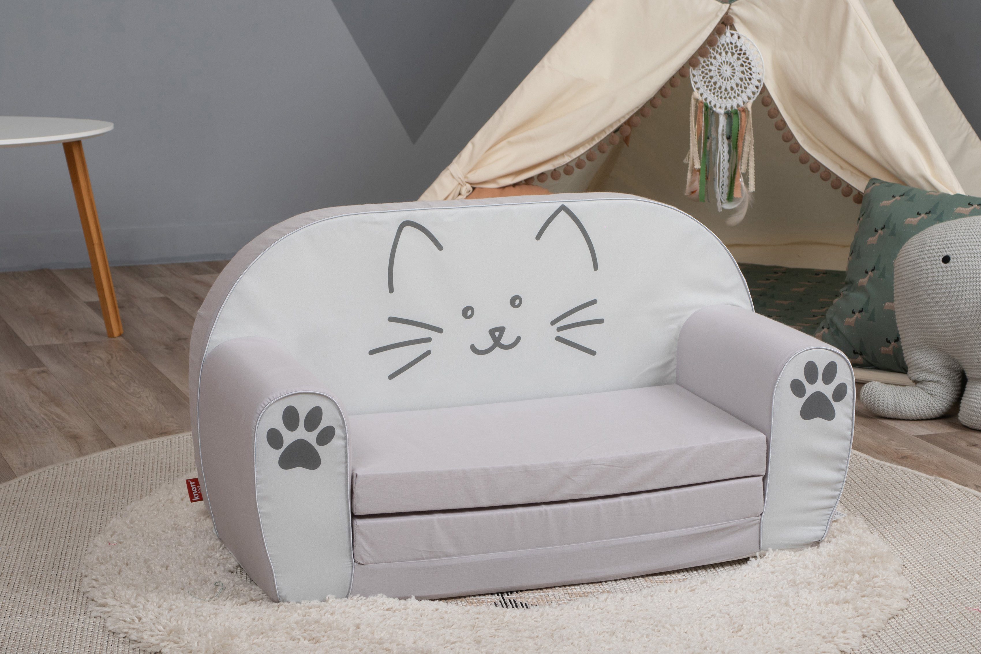 Made Kinder; Knorrtoys® Sofa Katze Lilli, in Europe für