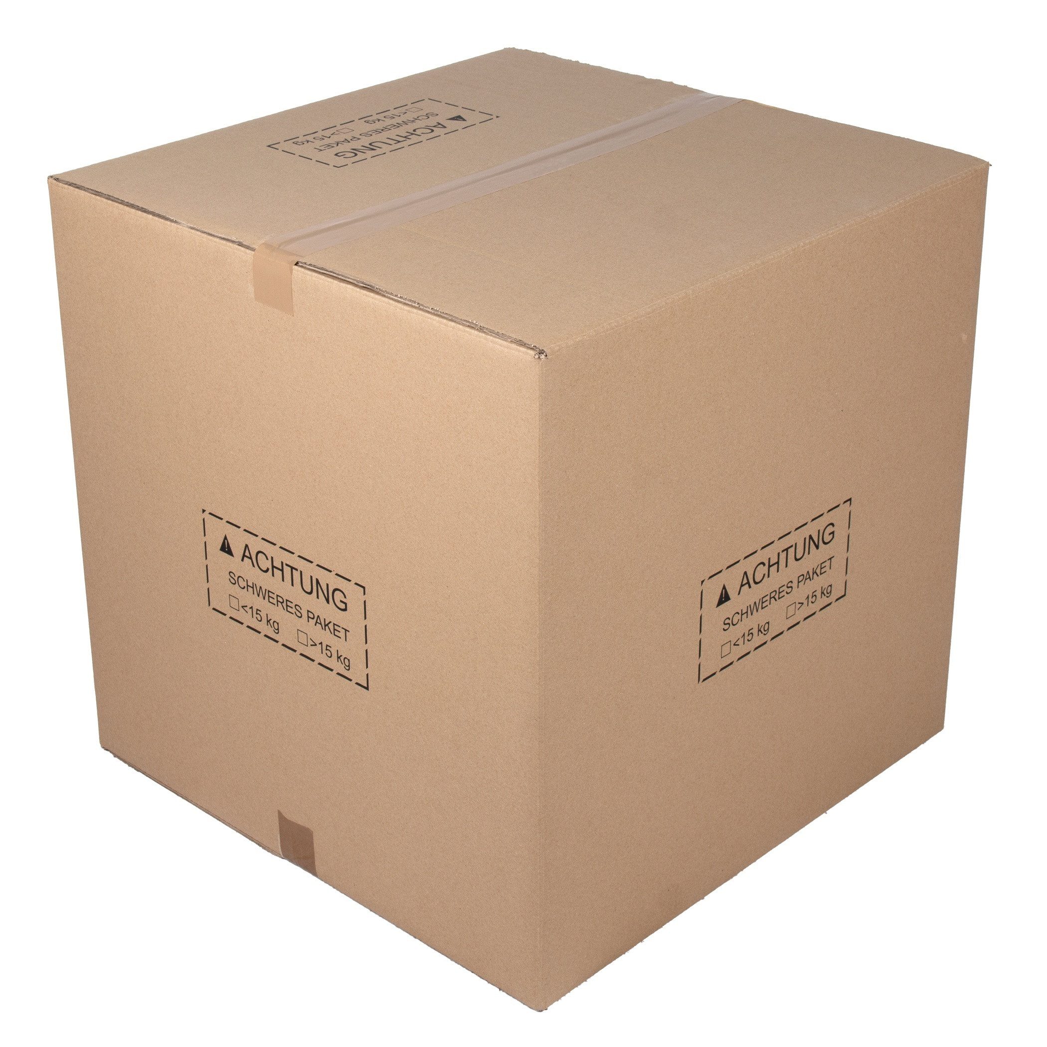 BB-Verpackungen Versandkarton 600 x 600 x 600 mm FBA-konform Faltkarton Karton DHL-Paket, 2-wellig, Heavy Mark, braun, 10 Stück