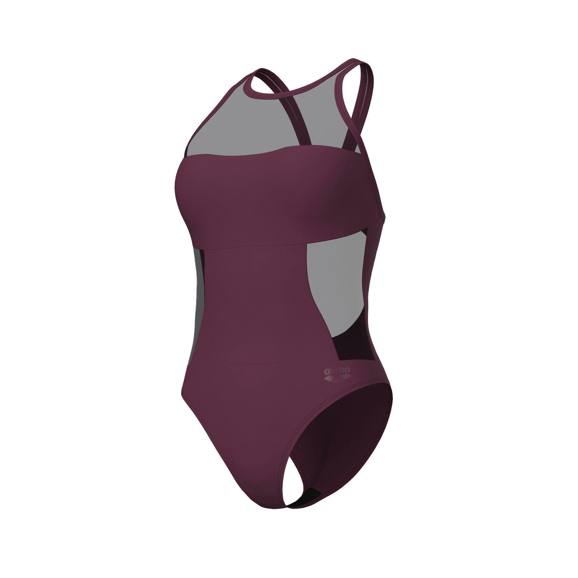 Arena Badeanzug Arena Damen Badeanzug Mesh Panels Swimsuit 006659