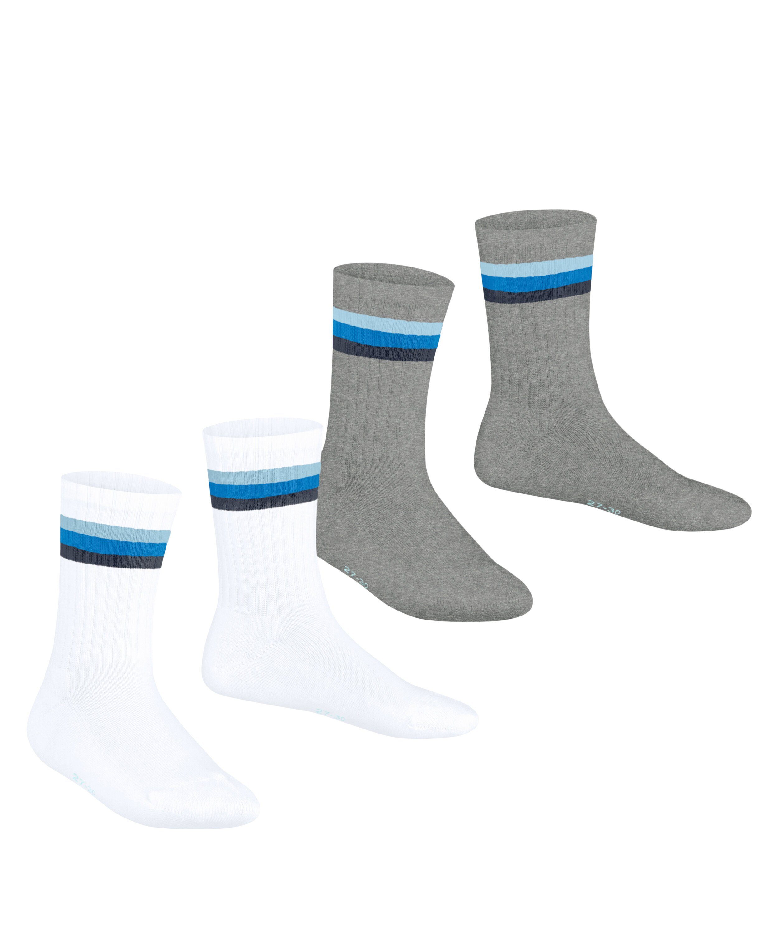 2-Pack (2-Paar) sortiment (0070) Esprit Stripe Tennis Socken