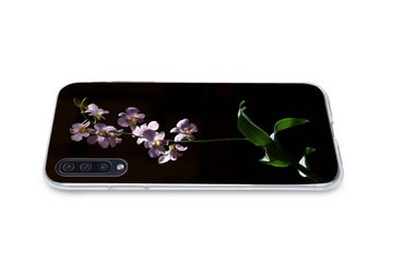 MuchoWow Handyhülle Orchidee - Blume - Rosa, Handyhülle Samsung Galaxy A50, Smartphone-Bumper, Print, Handy