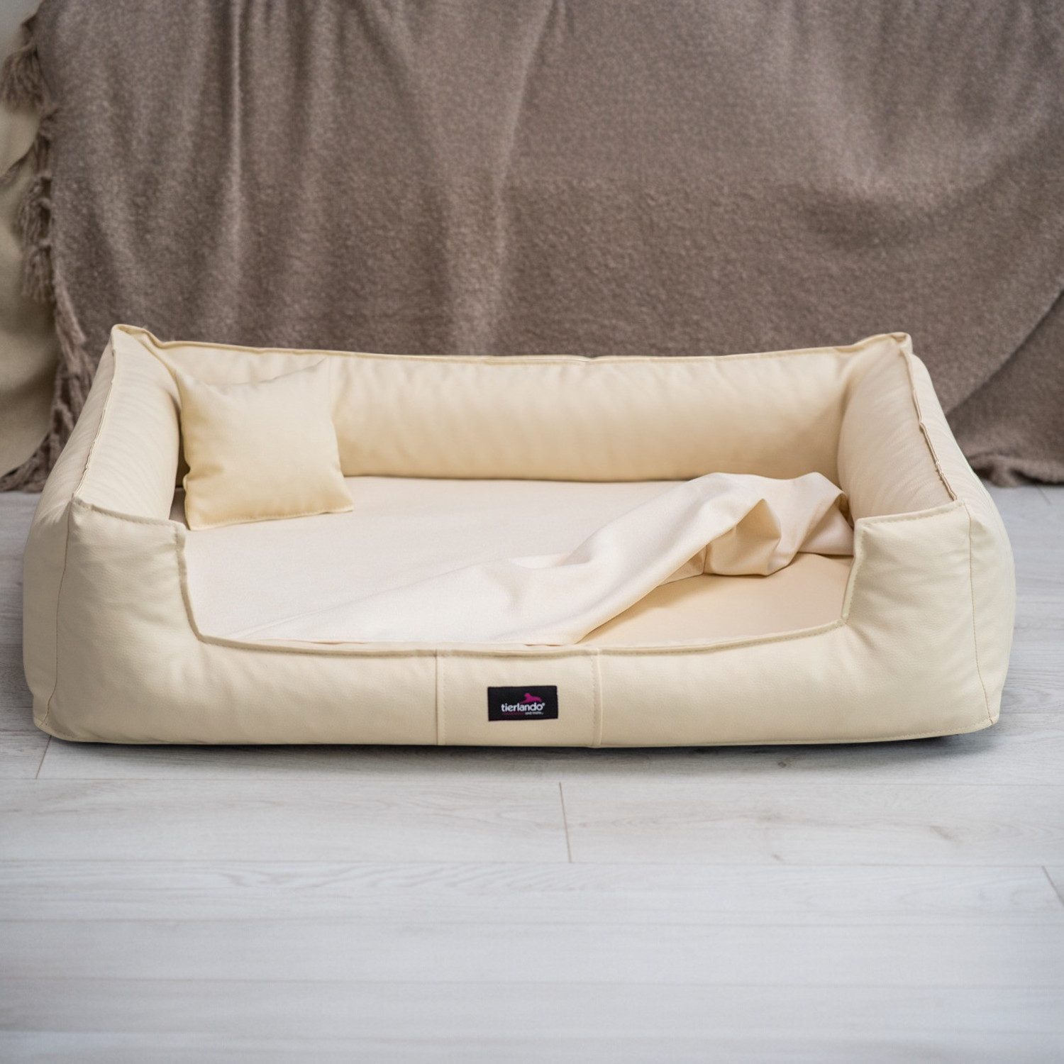 tierlando® Tierbett Quick-Cover BASIC 4-eckig Matratzenschoner GOOFY, PLUTO, LINUS, ANT