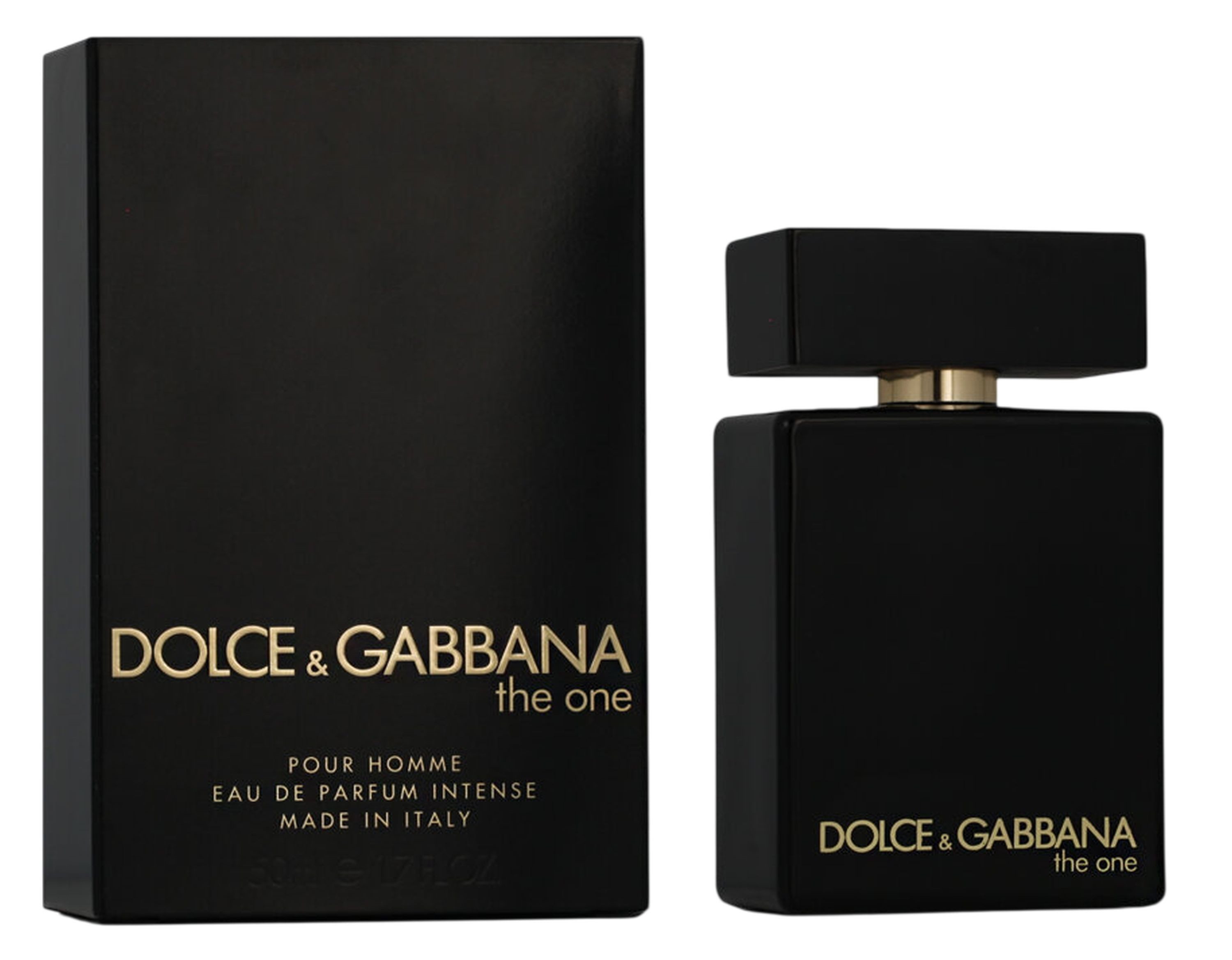 DOLCE & GABBANA Eau de Parfum The One Pour Homme Intense EDP Herren Spray, Würzig-ledriger Duft mit Neroli, Kardamom, Salbei und Leder