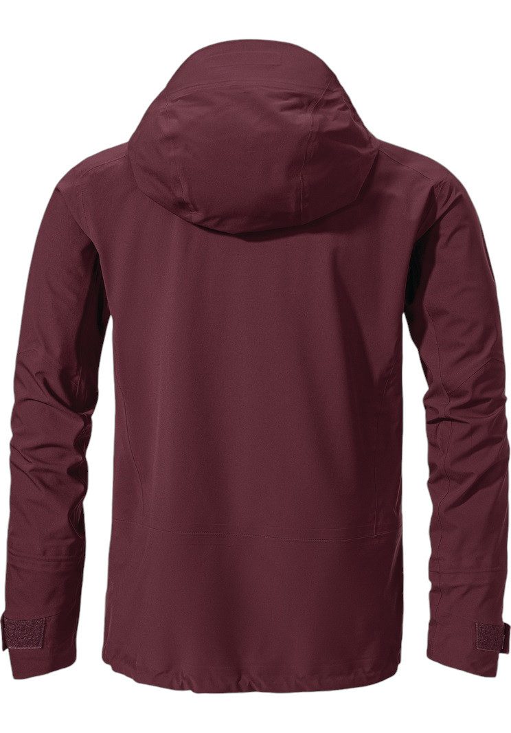 Schöffel Skijacke Pizac 3-Lagen (Hardshelljacke, wasserdicht, winddicht) weinrot Herren