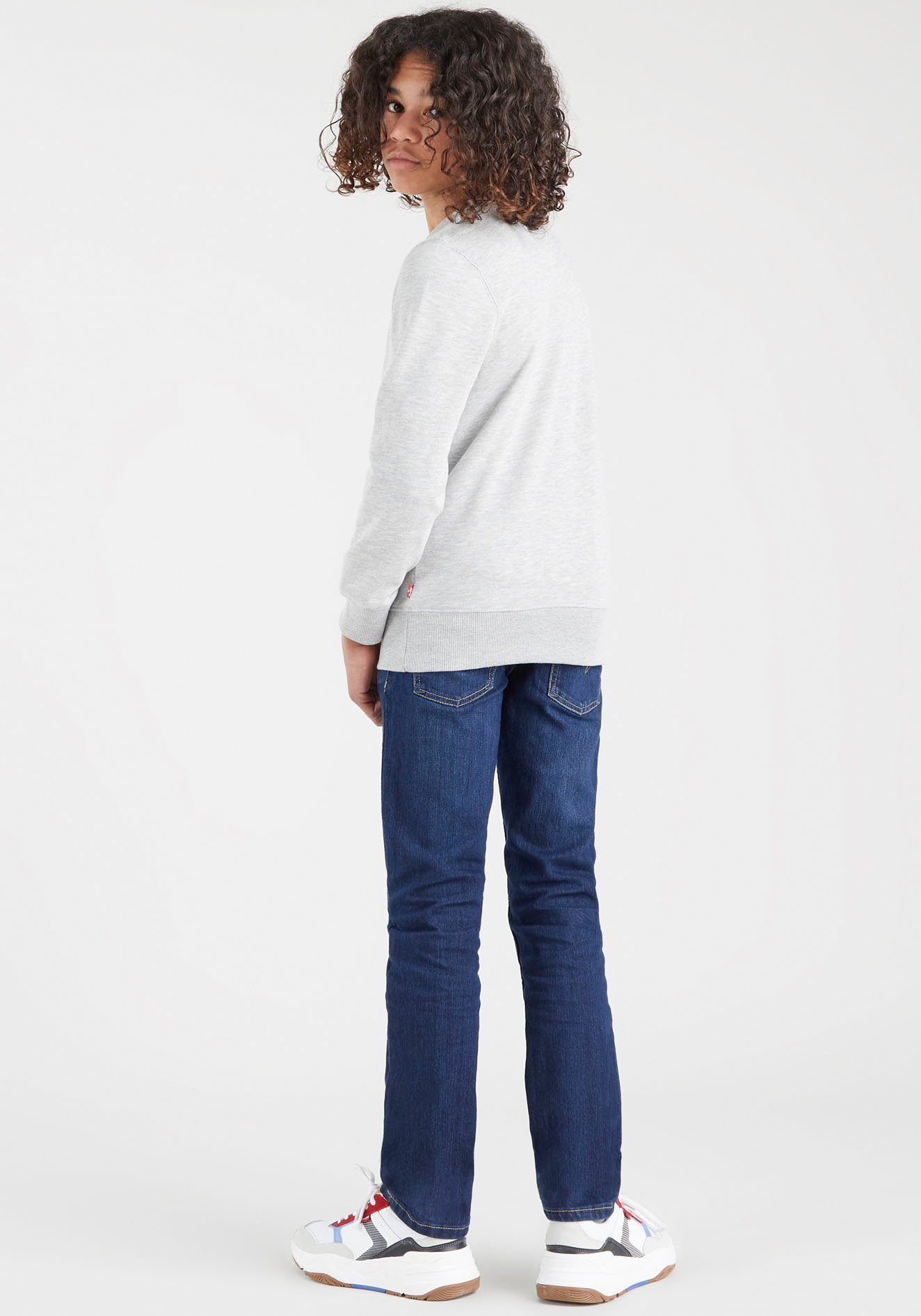 CREWNECK hellgrau Sweatshirt BATWING for Kids BOYS Levi's®