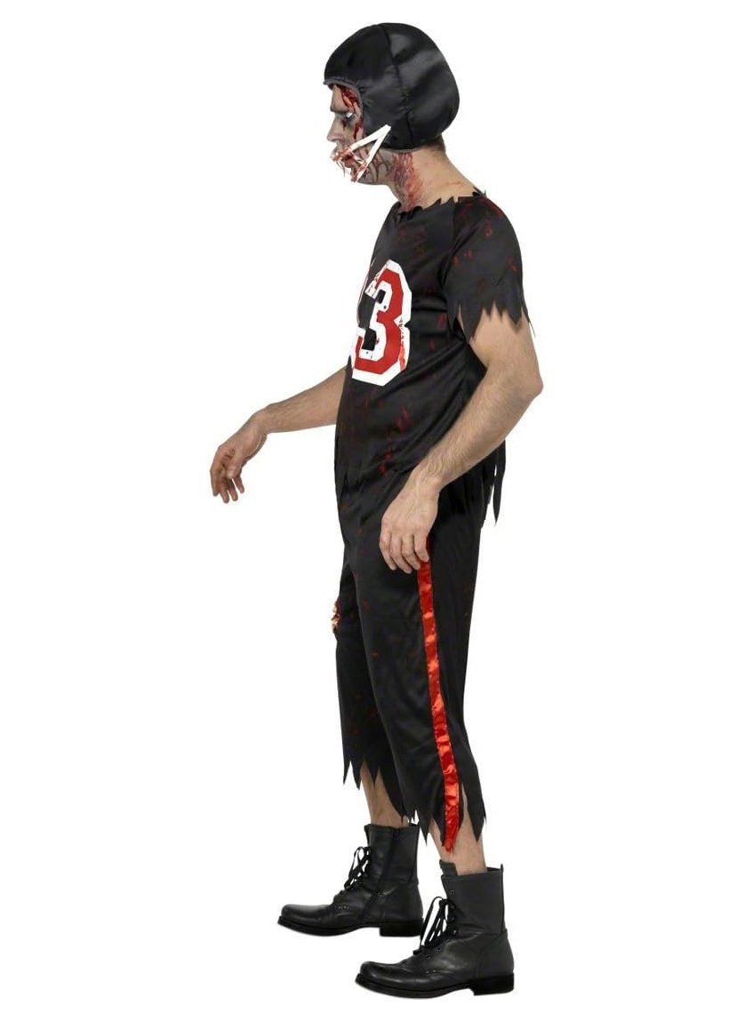 Metamorph Zombie-Kostüm Zombie Footballspieler Kostüm