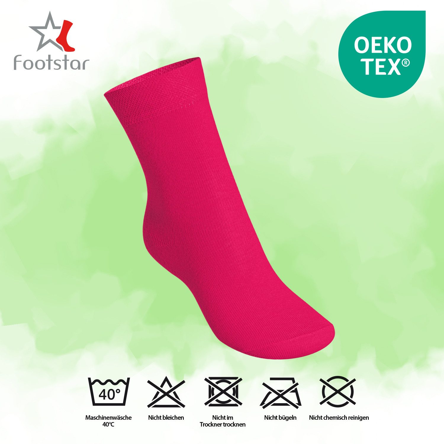 Footstar Basicsocken EVERYDAY! 10 Paar Kinder Socken für Jungen & Mädchen – Bild 3 von 3