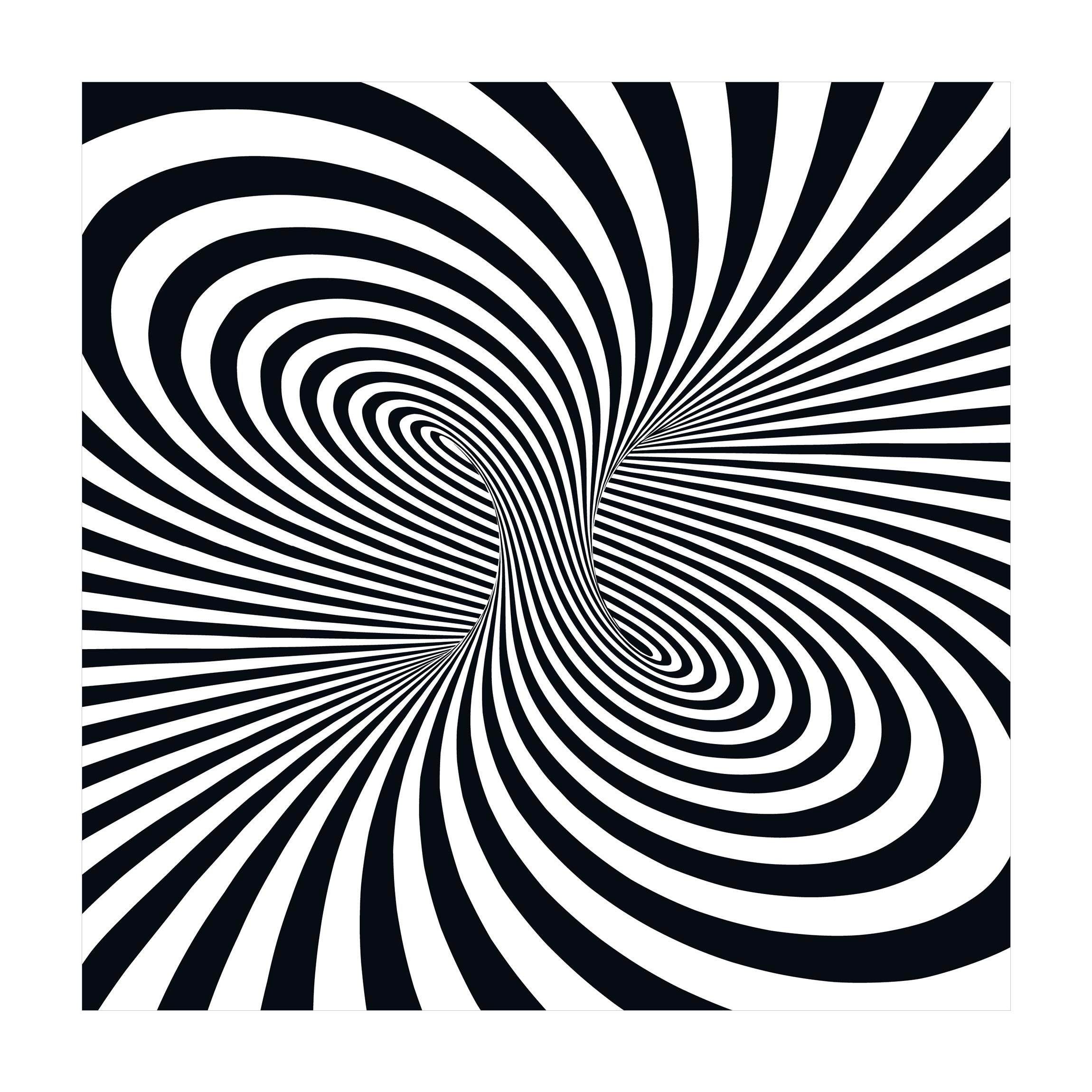 Bilderdepot24 Teppich Vinyl Wohnzimmer Schlafzimmer Flur Küche 3D modern, quadratisch - schwarz weiß glatt, nass wischbar (Küche, Tierhaare) - Saugroboter & Bodenheizung geeignet