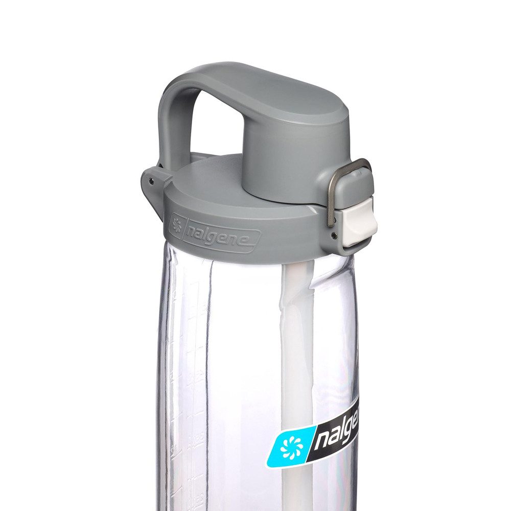 Nalgene Trinkflasche Trinkflasche 'Straw', robust für Sport, Fitness, Trekking, Outdoor, passt in die gängigen Getränkehalter - auch beim Rad