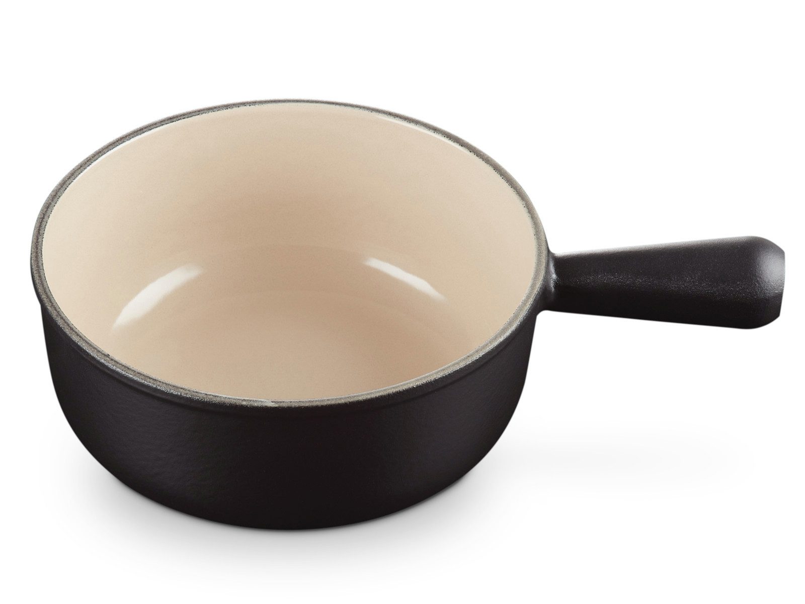 LE CREUSET Fondue Caquelon Tradition schwarz matt 20cm